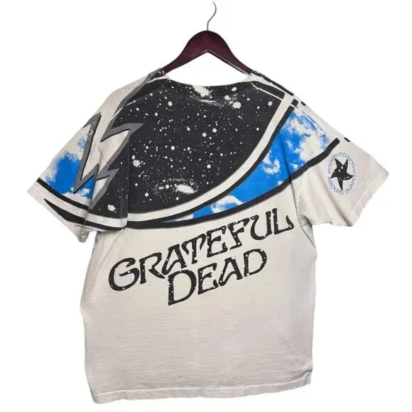 VTG Grateful Dead ‘93 West Coast Tour Shirt Size XL Single Stitch USA LiquidBlue